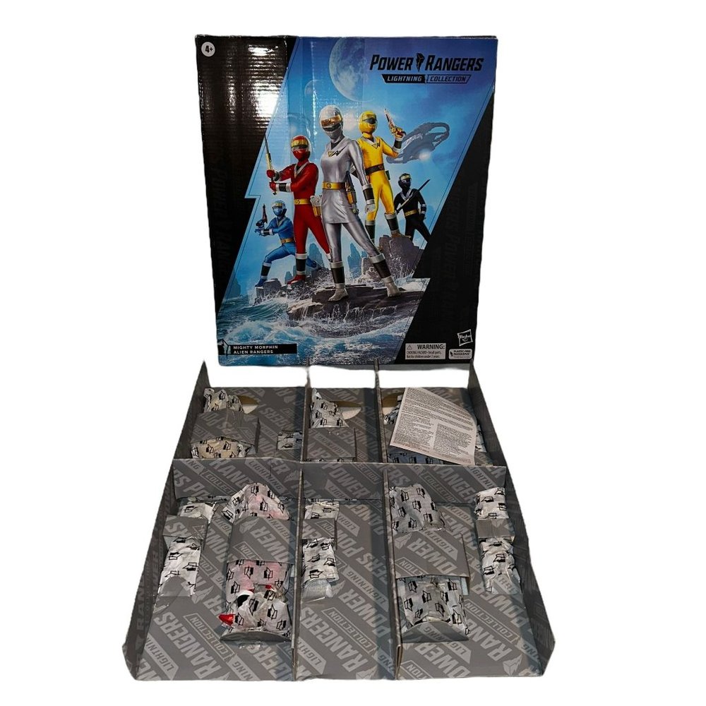 New Open Power Rangers Lightning Collection Alien Rangers Aquitar Figures